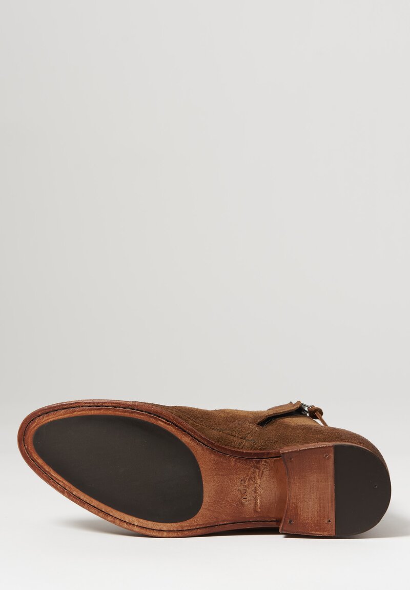 N.D.C. Sacchetto L Zip Loafer in Sigaro Brown