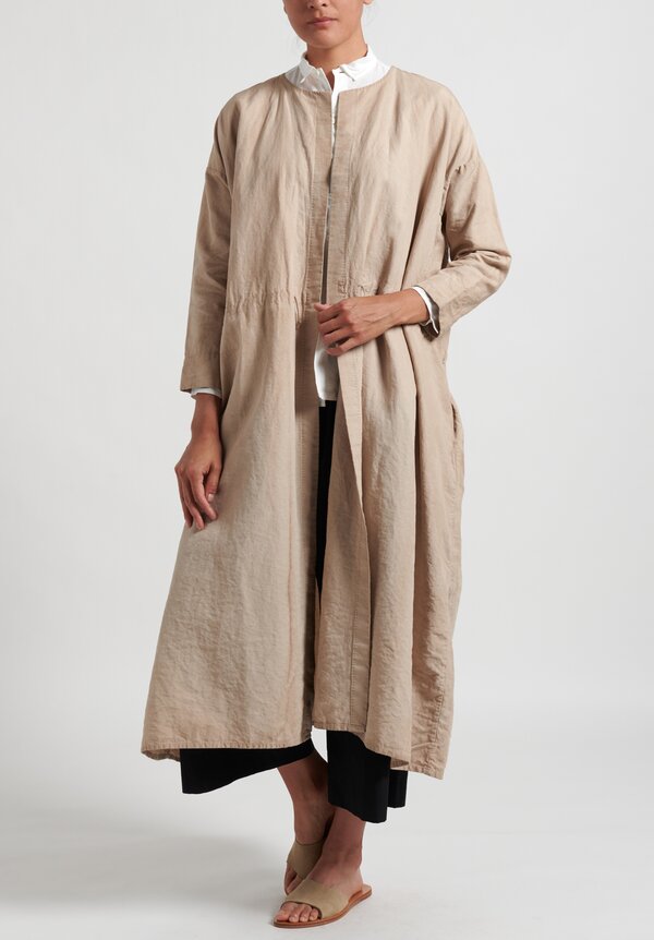 Kaval Open-Front Tunic in Walnut Tan | Santa Fe Dry Goods . Workshop ...