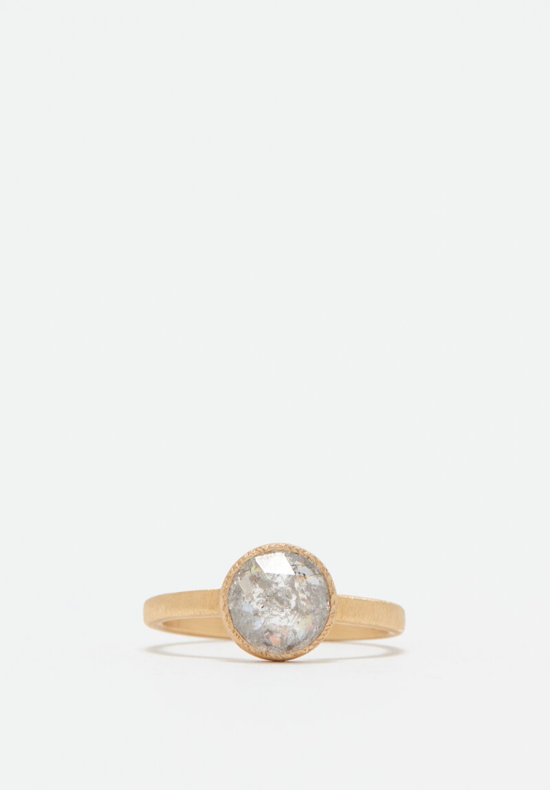 Yasuko Azuma 18K, Grey Diamond Ring	
