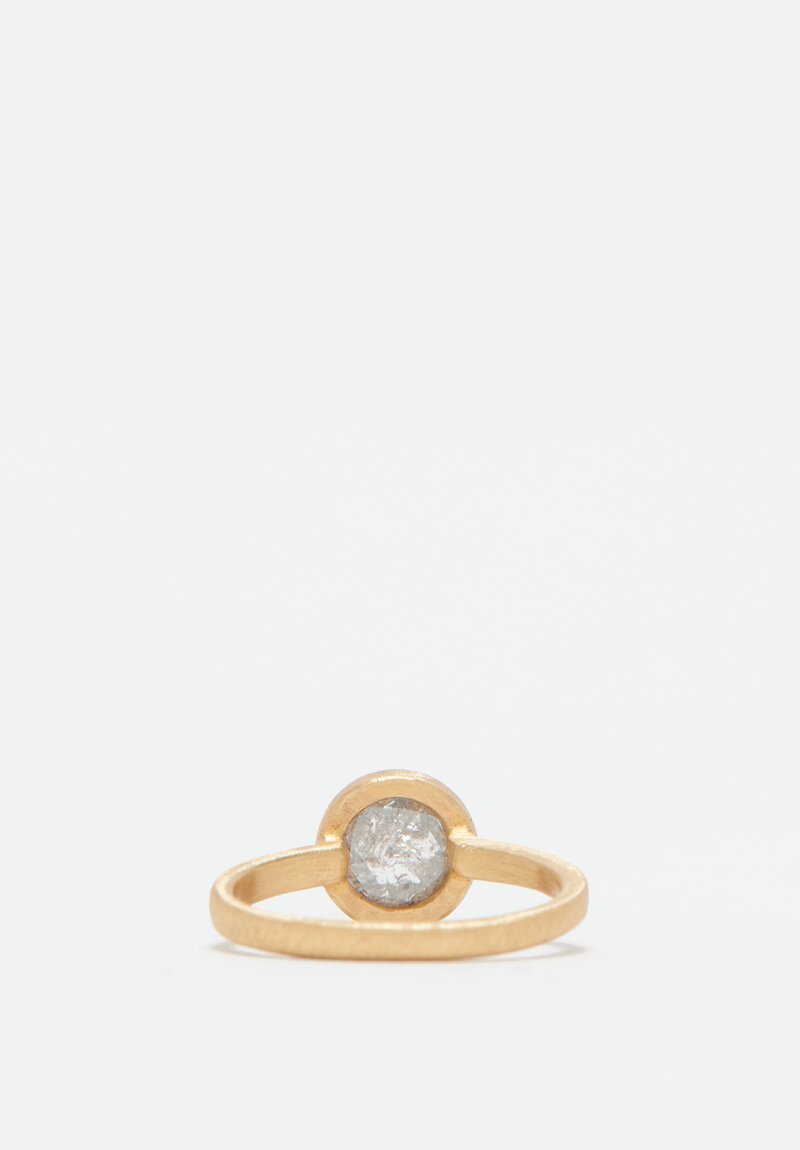 Yasuko Azuma 18K, Grey Diamond Ring	