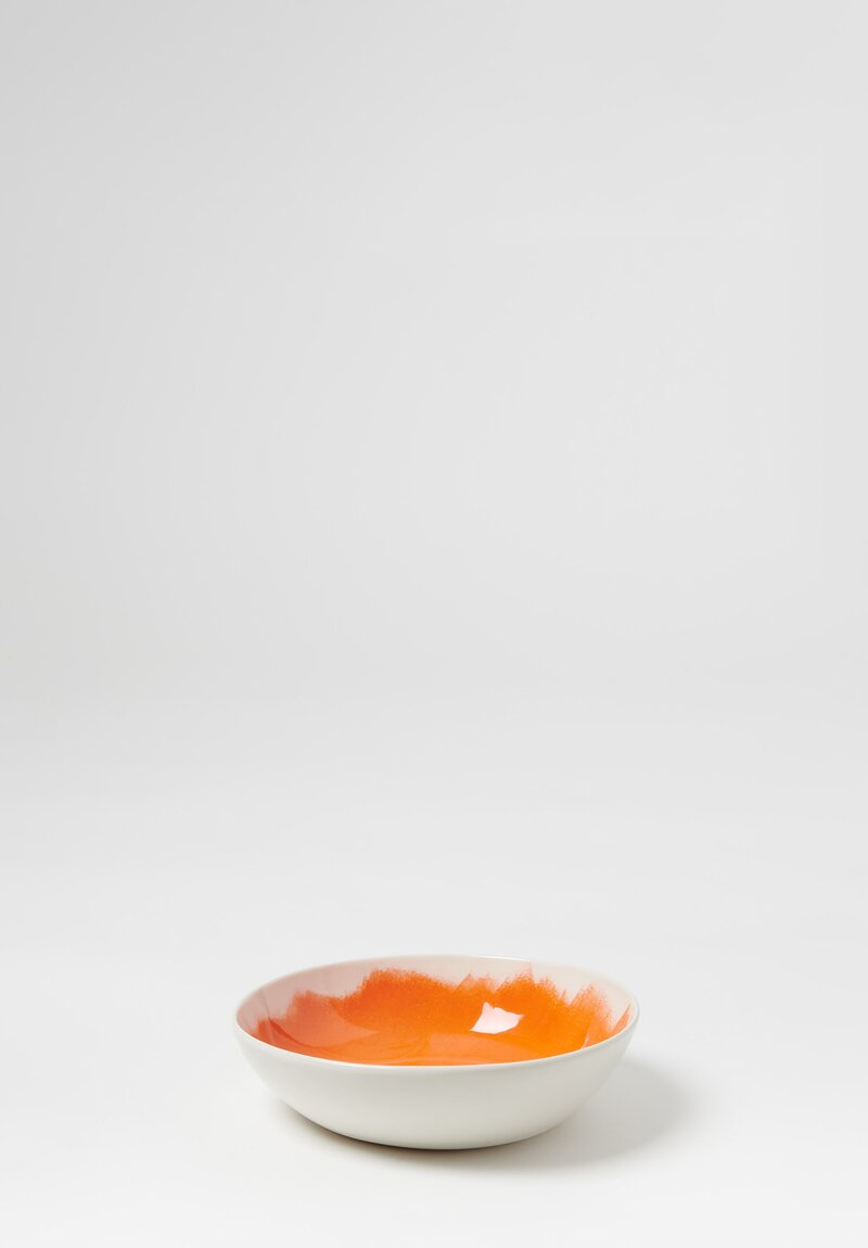 Bertozzi Brushed Interior Bowl in Arancione Orange	