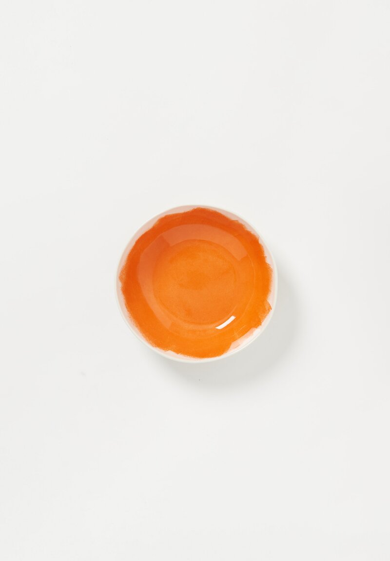 Bertozzi Brushed Interior Bowl in Arancione Orange	