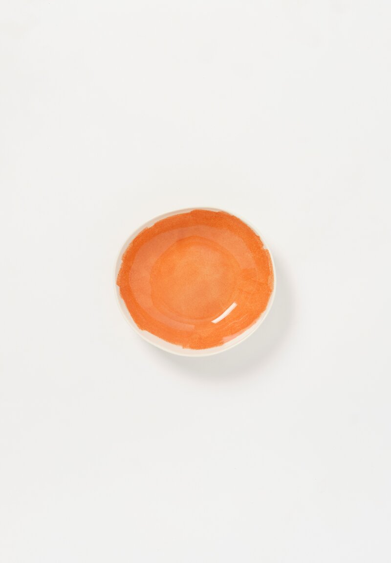 Bertozzi Brushed Interior Bowl in Arancione Orange	