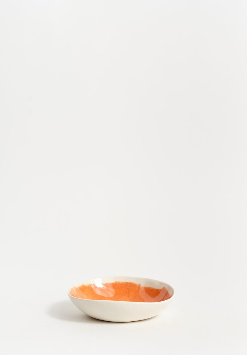 Bertozzi Brushed Interior Bowl in Arancione Orange	