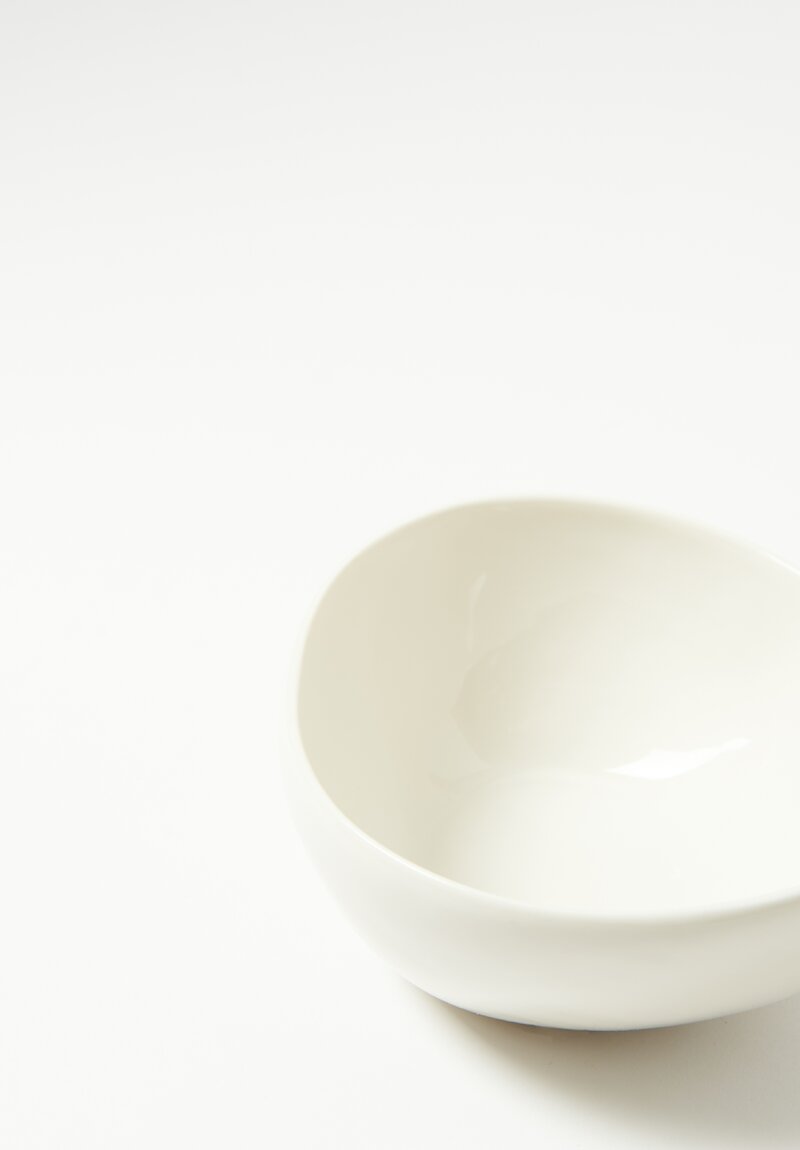 Bertozzi Handmade Small Pebble Bowl in White	