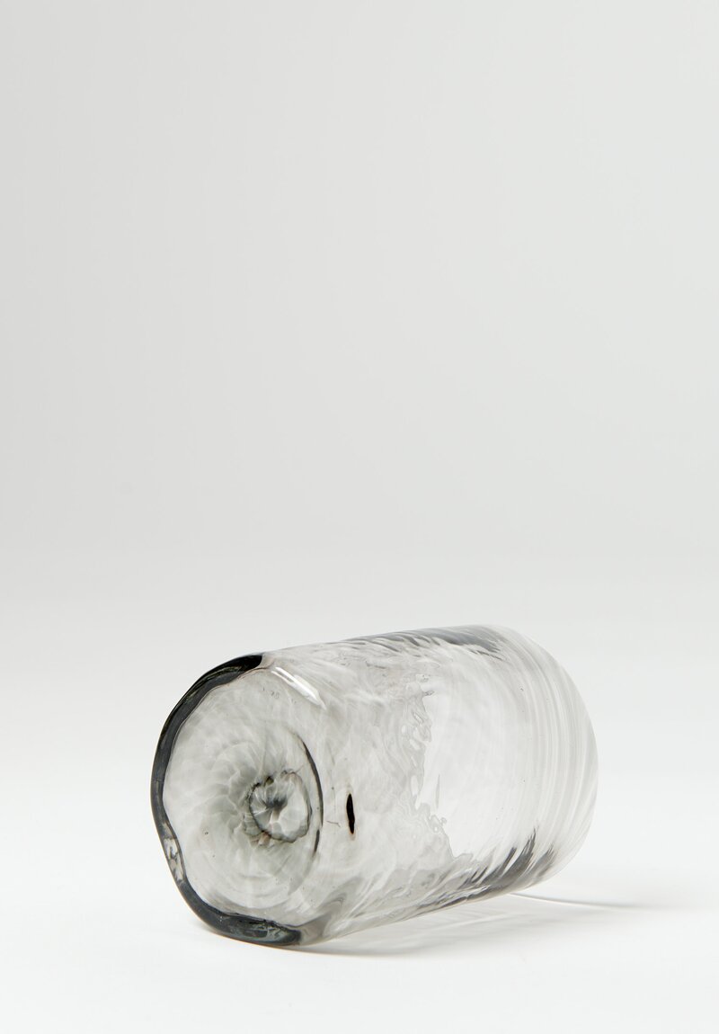 Studio Xaquixe Medium Handblown Glassware Smoke Grey	