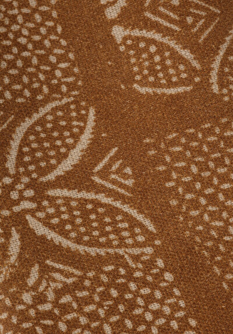 Maison de Vacances Wabi Sabi Linen Throw in Savane Brown