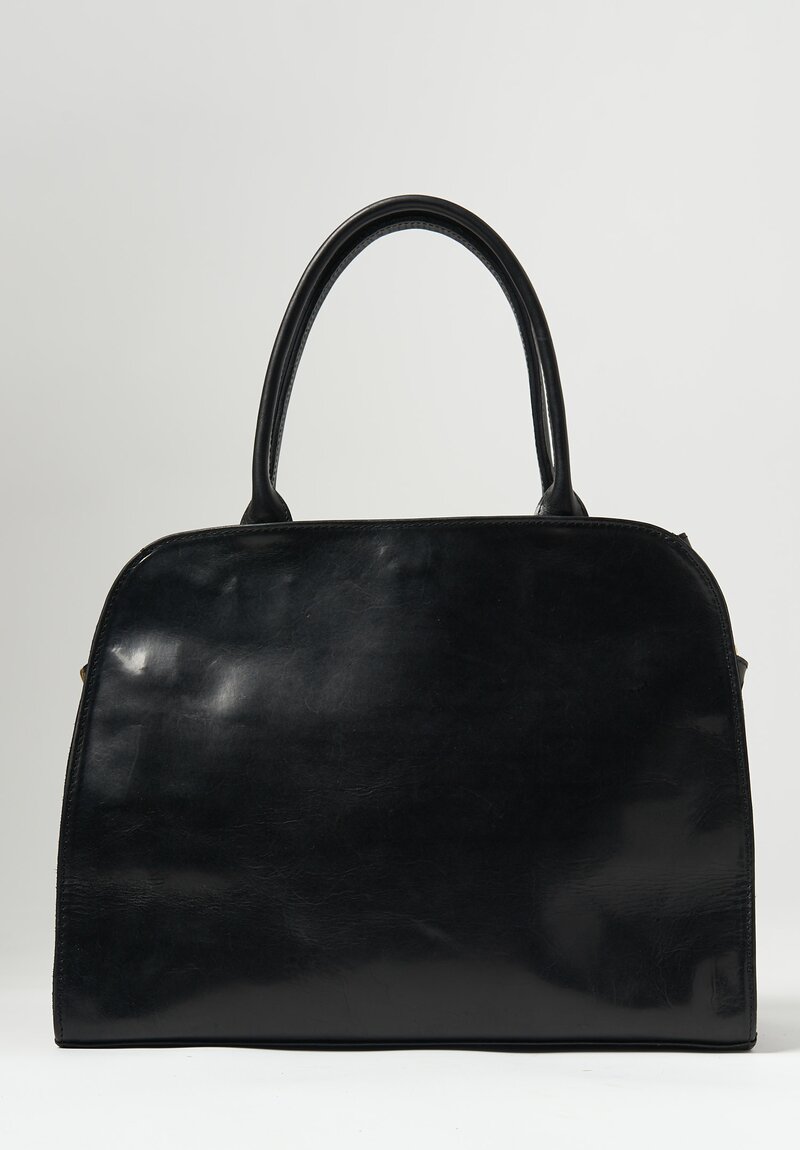 Coriu Leather Sella Tote in Black	