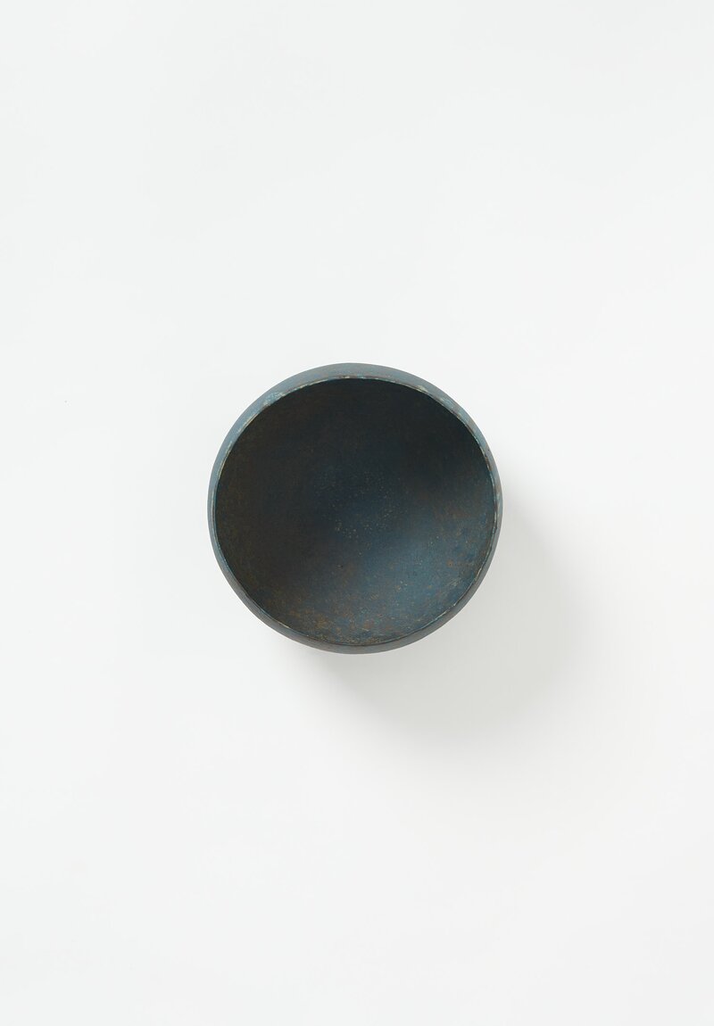 Linda Ouhbi Wide Stoneware Bowl in Blue	