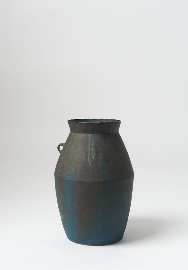 Linda Ouhbi Hande-Made Ceramic One Handle Broc Blue	