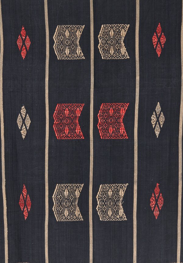 Shobhan Porter, Cotton Vintage Handwoven Chin Naga Throw	