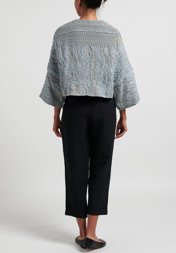 By Walid Bella Piano Jacket	in Grey/Blue