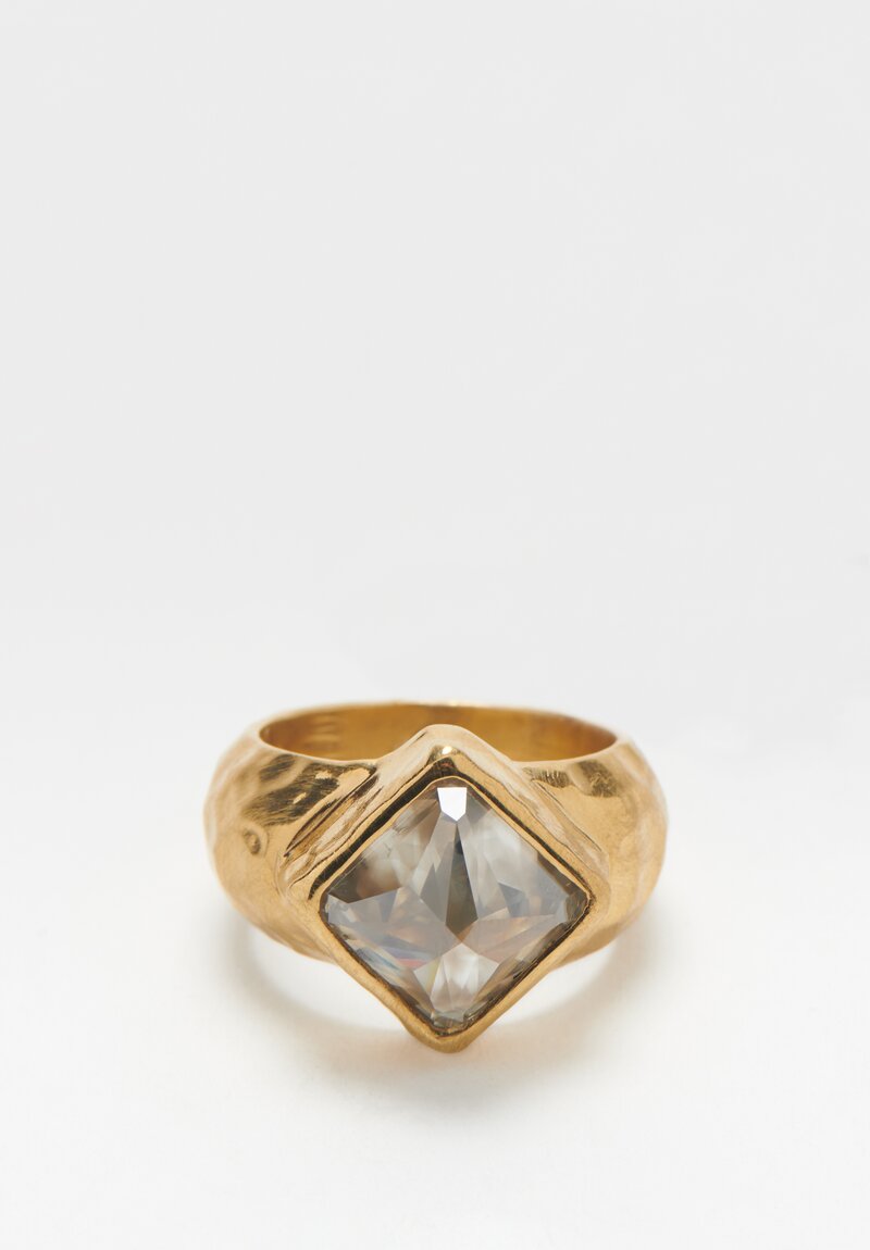 Karen Melfi 22K Gold Diamond 7.05ct Ring	