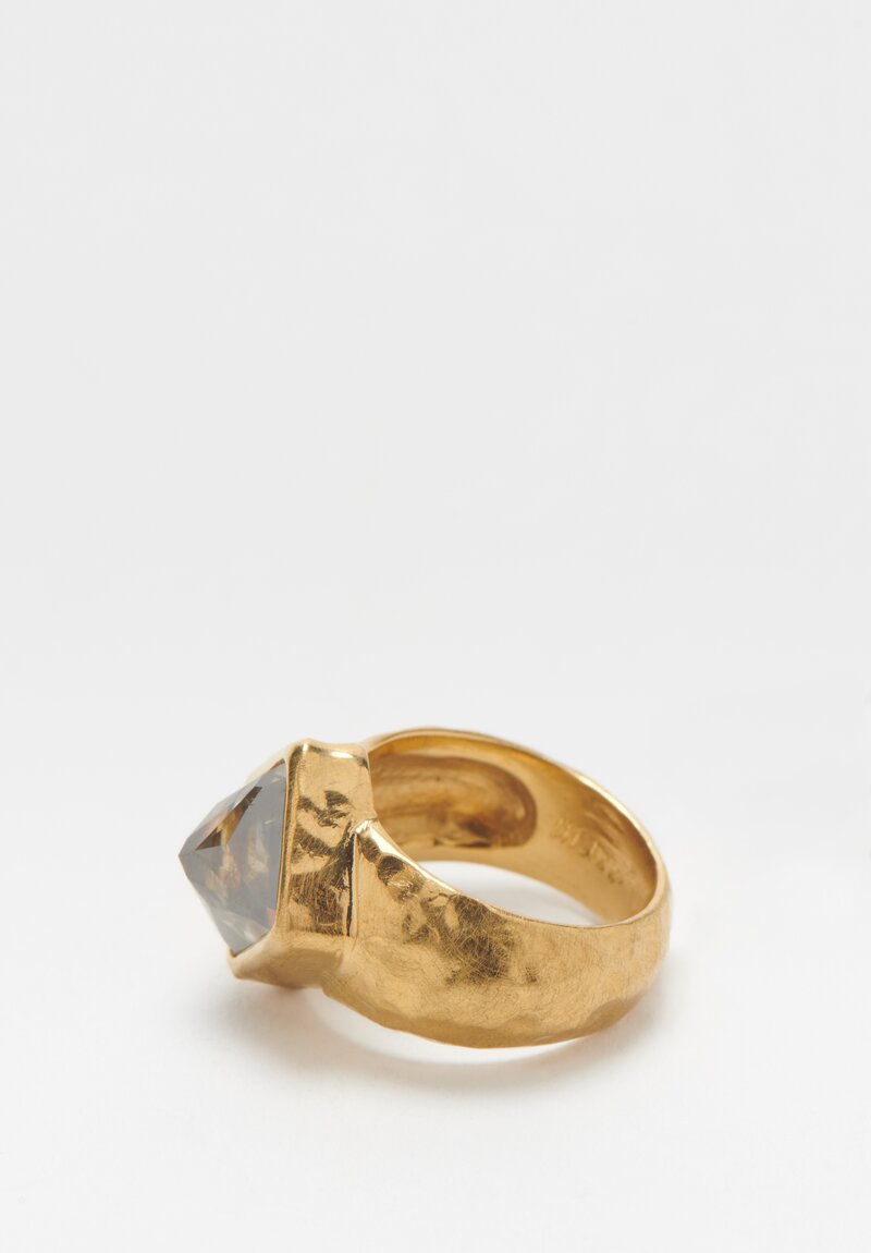 Karen Melfi 22K Gold Diamond 7.05ct Ring	