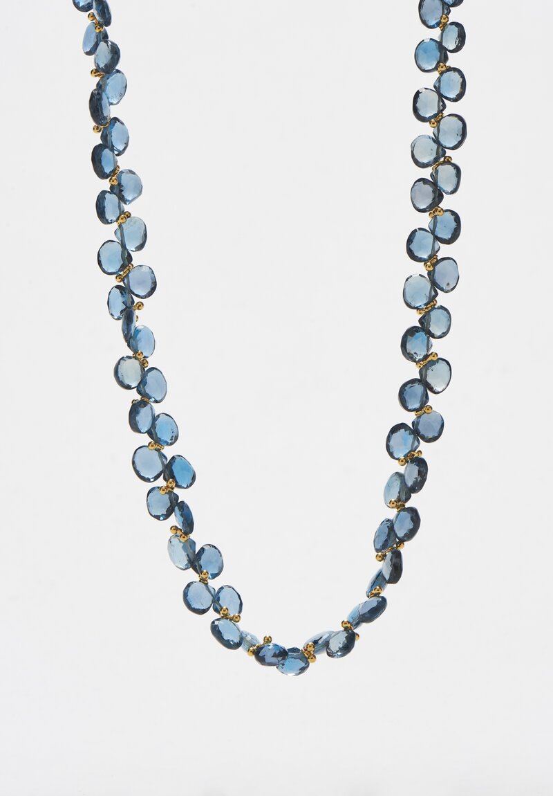 Greig Porter 18K London Blue Topaz Necklace	