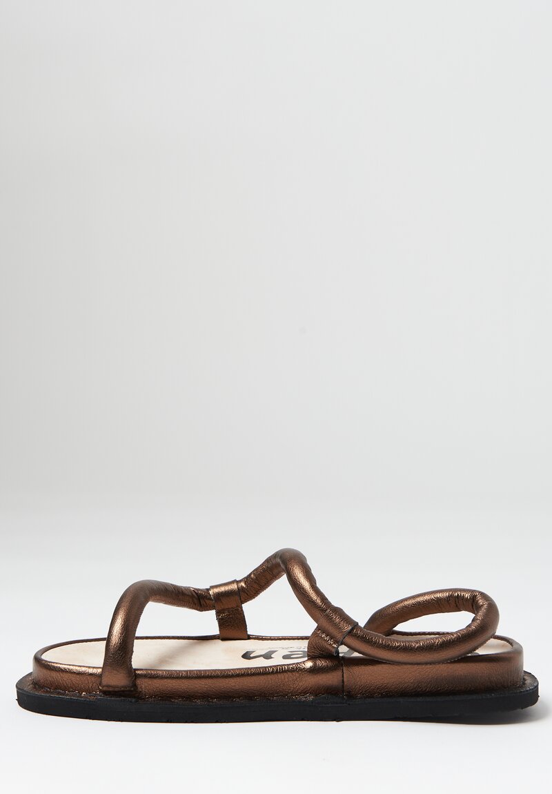 Trippen Zigzag Sandal in Bronze	