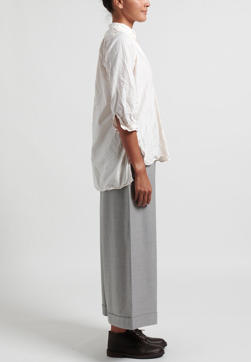 Daniela Gregis Wool Trousers in Grey