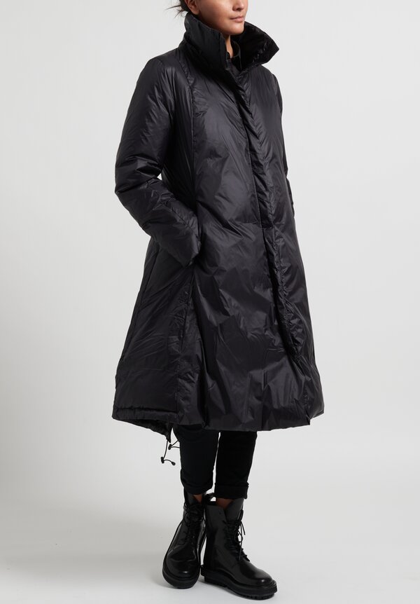 Rundholz Black Label A-Line Puffer Coat in Black | Santa Fe Dry Goods ...