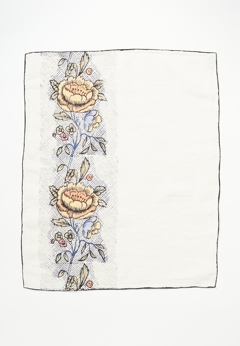Bertozzi Handmade Linen Kitchen Towel Rosa Antica	