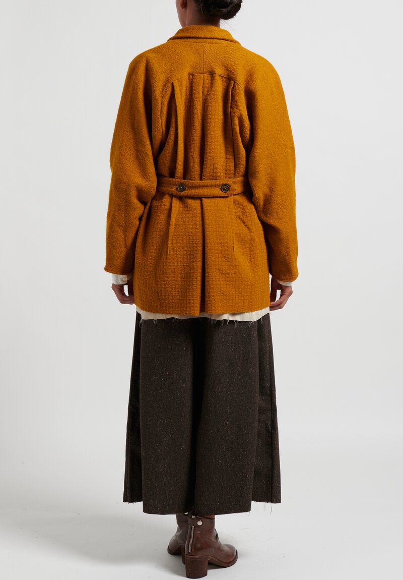 A Tentative Atelier Deconstructed Jacquard Patchwork ''Maury'' Kimono Jacket	