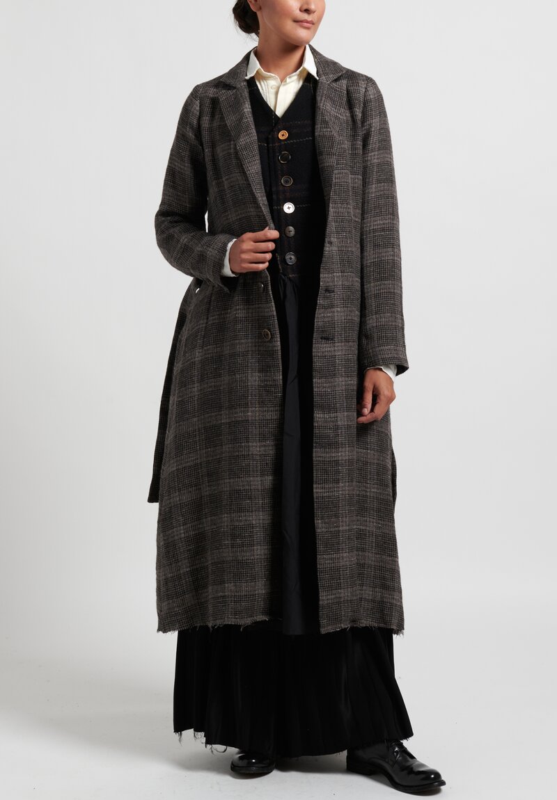 A Tentative Atelier Dual Layer ''Johnston'' Coat in Grey/Black	