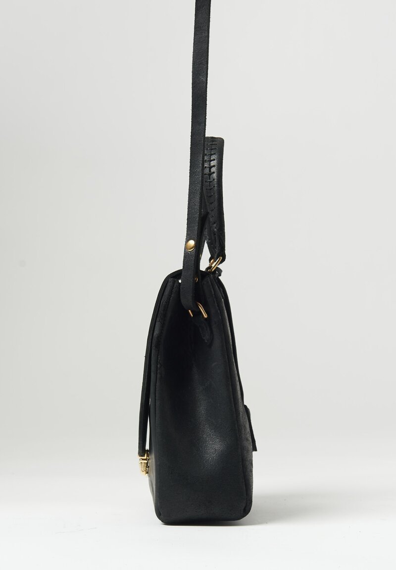 A Tentative Atelier Reverse Culatta ''Evonne'' Shoulder Bag in Black	
