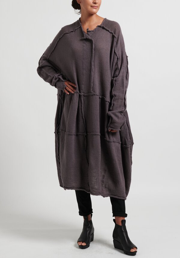Rundholz Black Label Knitted A-Line Tunic in Taupe Brown | Santa Fe Dry ...