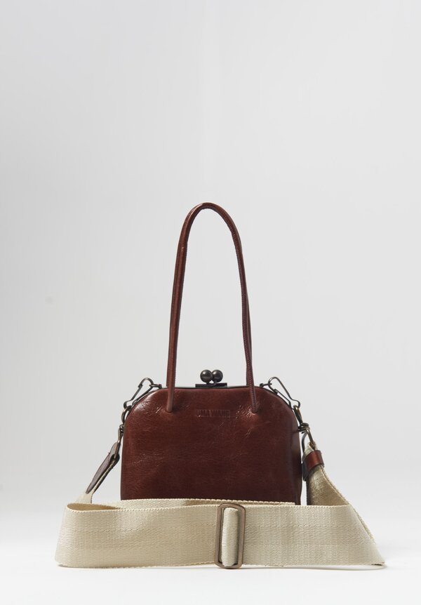 Uma Wang Small Calfskin Handbag in Red Brown | Santa Fe Dry Goods ...