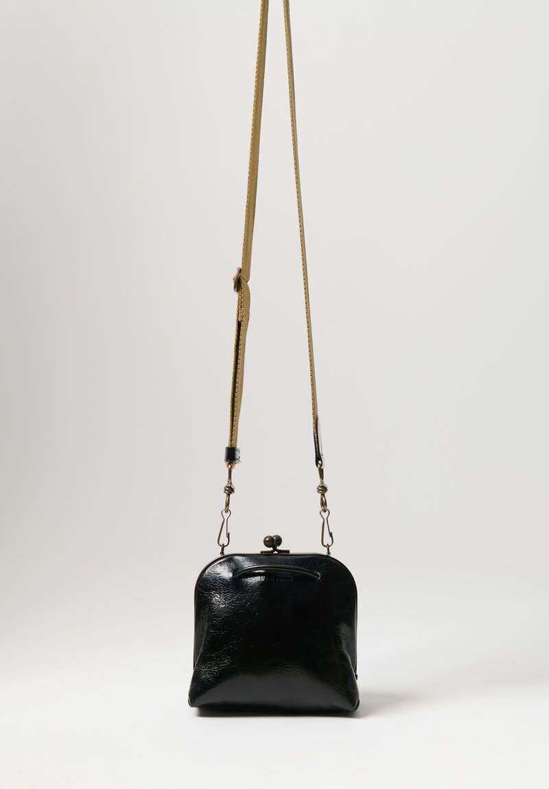 Uma Wang Small Calfskin Handbag in Black	