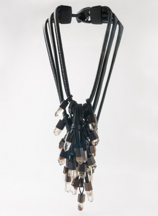 Monies Quartz & Chrystal Long Necklace