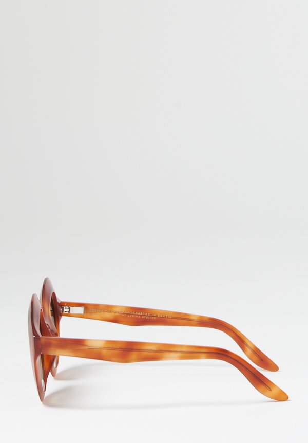Lapima Mia Sunglasses in Tropical Caramel Brown	