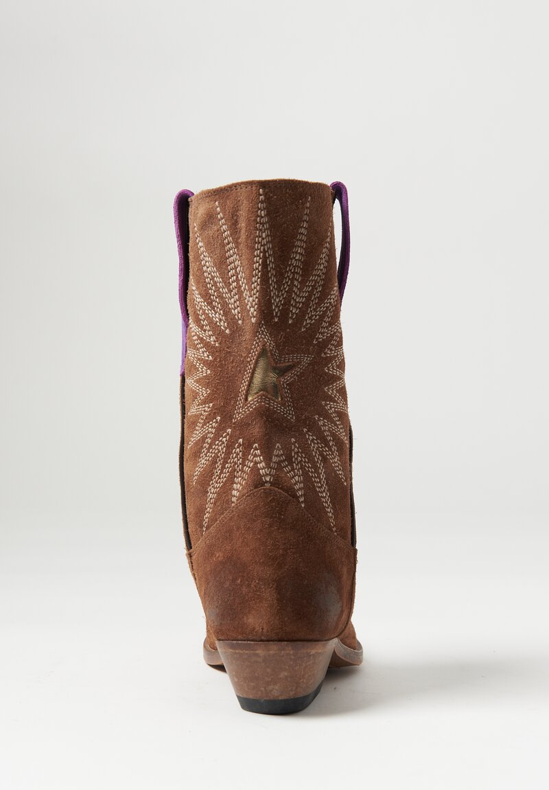 Wish Star Waxed Suede Cowboy Boot	