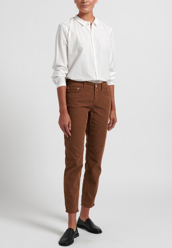 Closed Corduroy Baker Jeans in Tawny Brown	