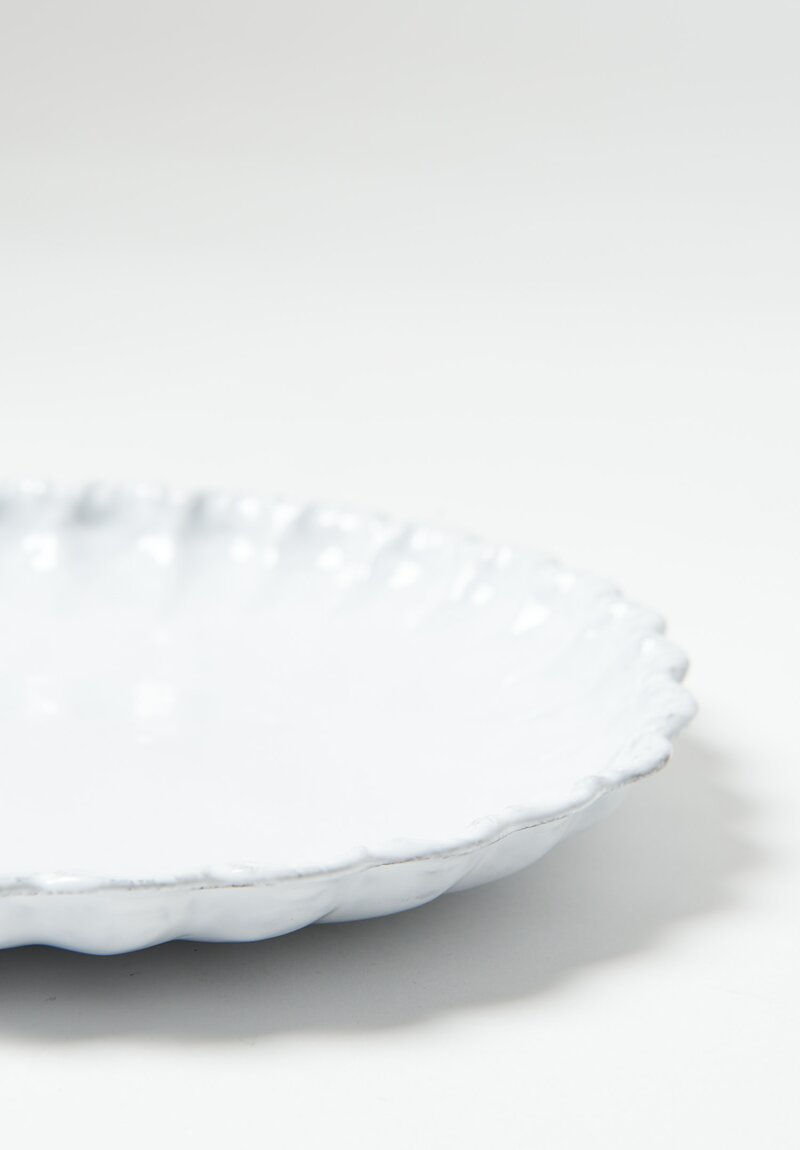 Astier de Villatte Pepito Dinner Plate in White	