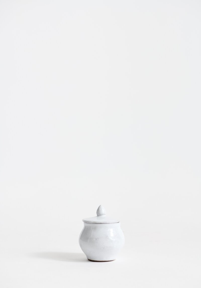 Astier de Villatte Fillette Sugar Bowl in White	