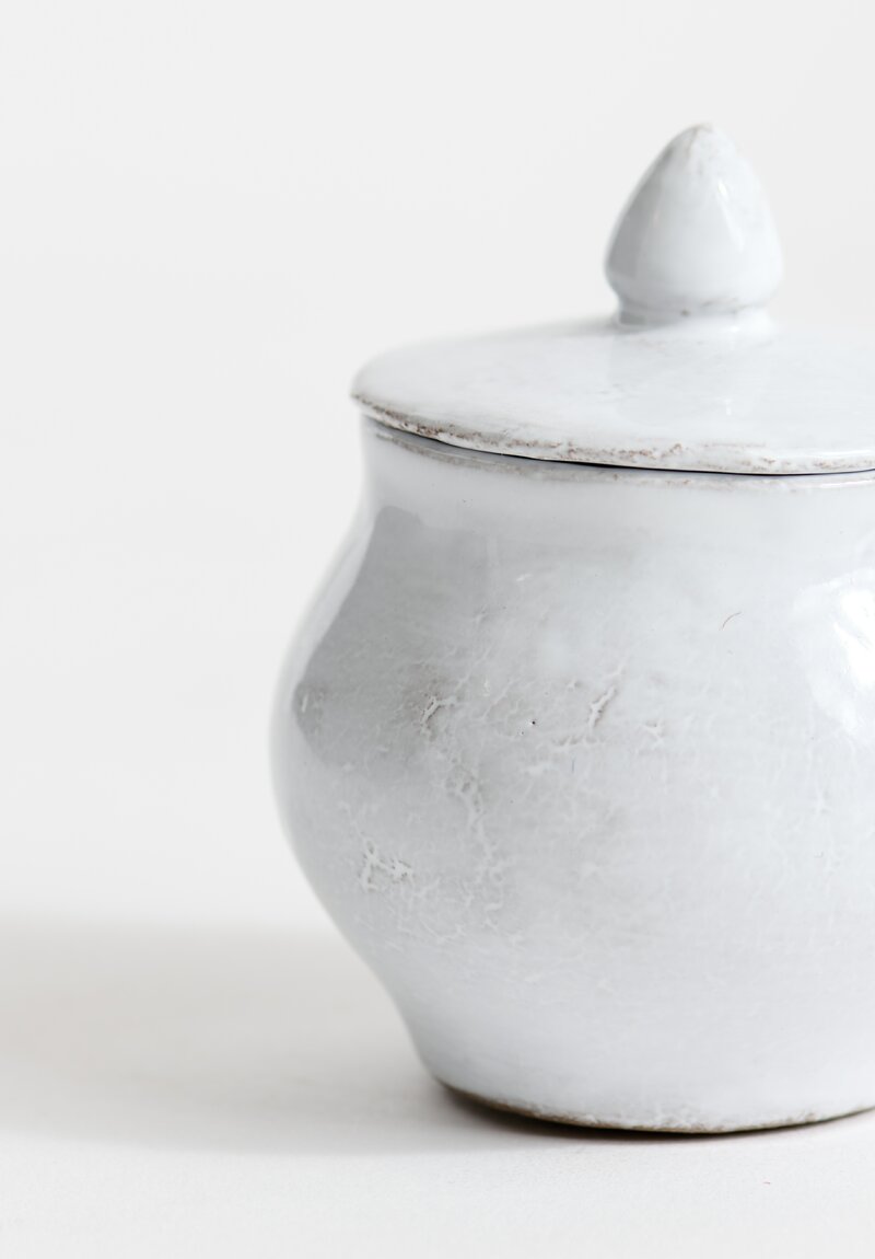 Astier de Villatte Fillette Sugar Bowl in White	