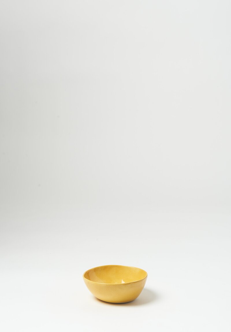Bertozzi Handmade Porcelain Fruit Bowl Giallo	