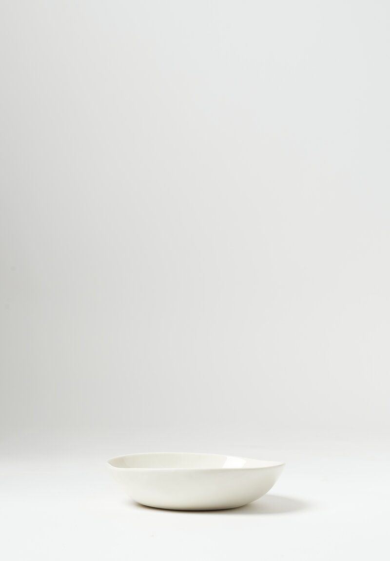 Bertozzi Handmade Porcelain Solid Painted Bowl Senza Decoro	