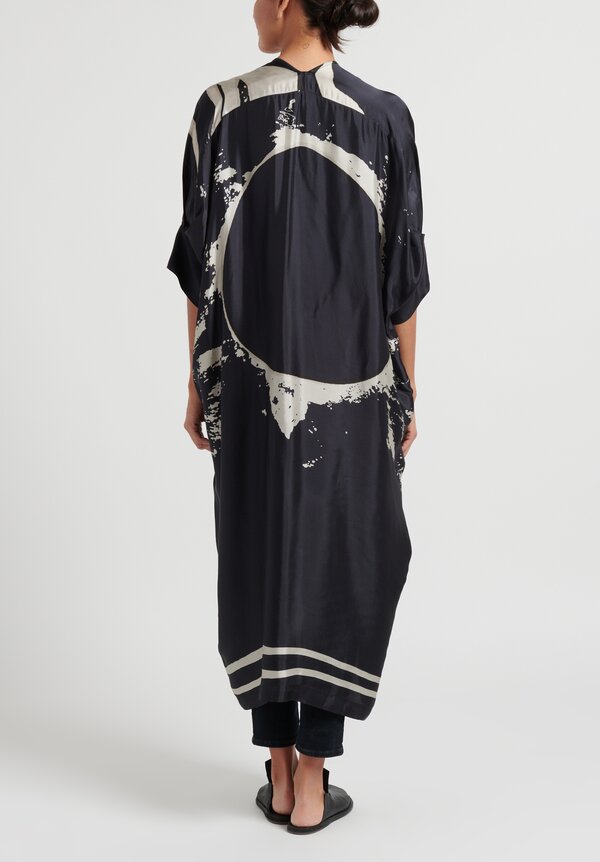 Masnada ''Amphora Kaftan'' Dress in Black and White