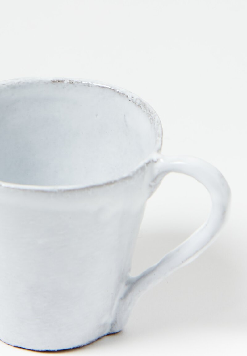 Astier de Villatte Small Simple Espresso Cup in White	