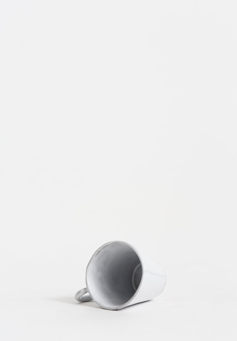 Astier de Villatte Small Simple Espresso Cup in White	