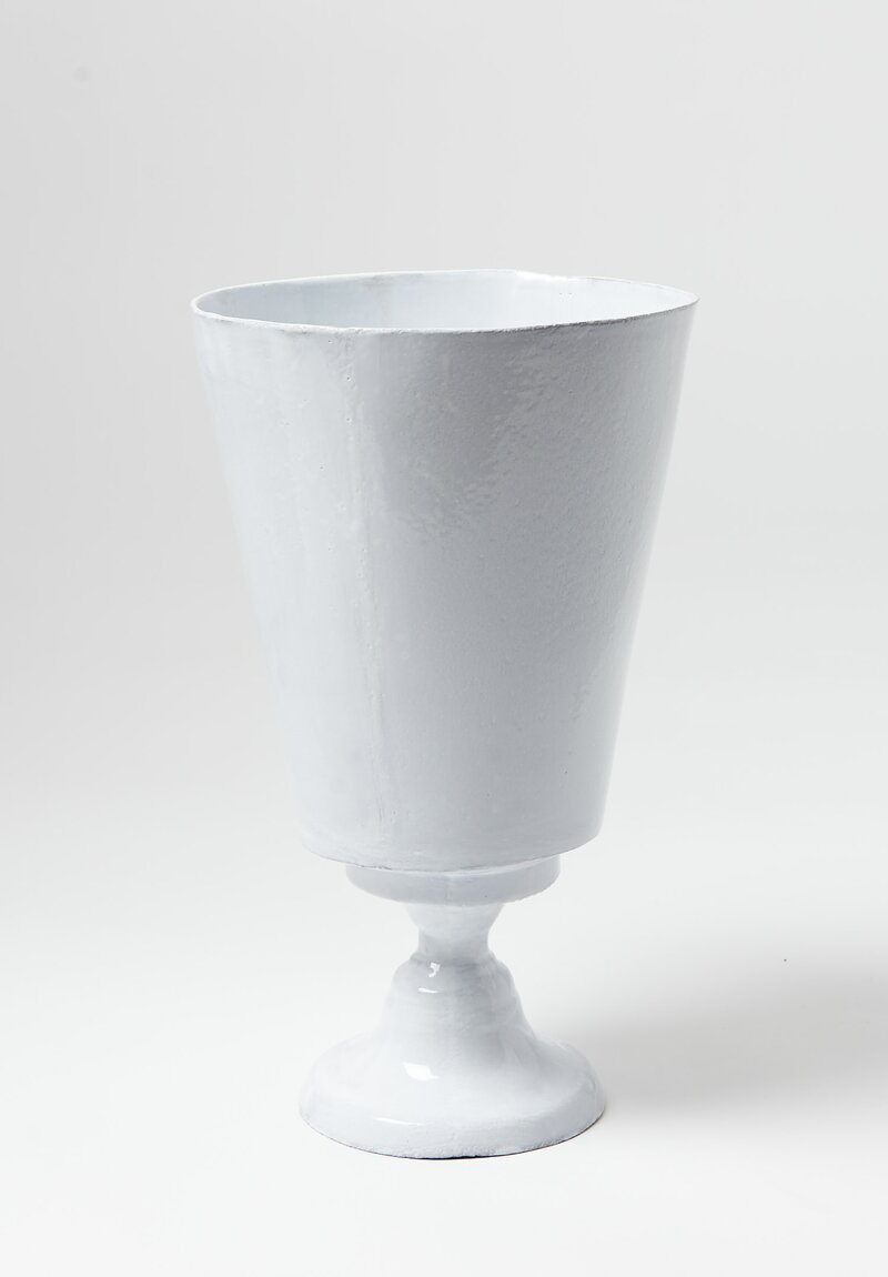Astier de Villate Simple Vase in White	