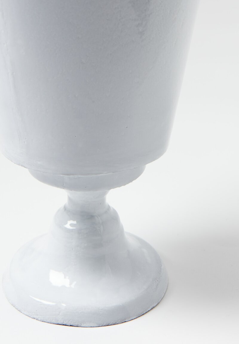 Astier de Villate Simple Vase in White	
