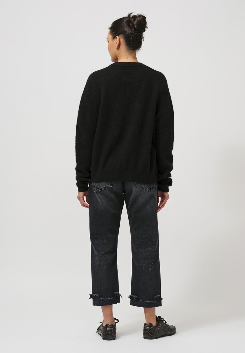 Frenckenberger Cashmere Mini Bomber in Black