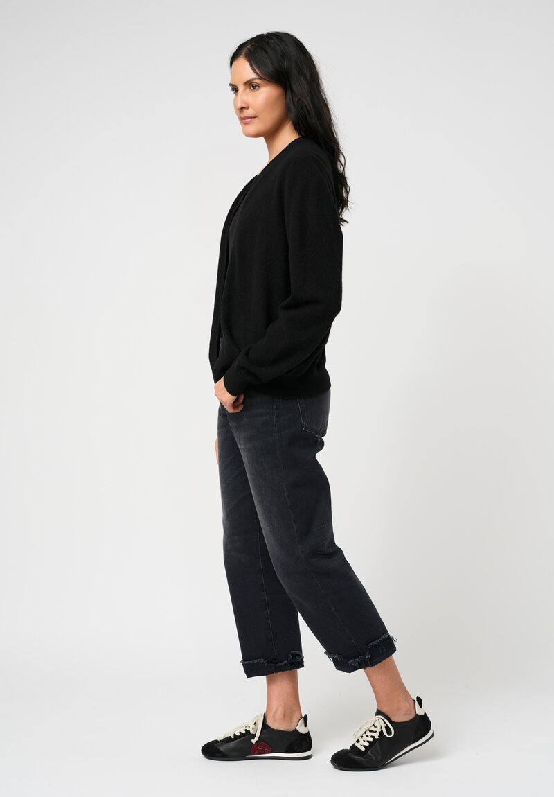 Frenckenberger Cashmere Mini Bomber in Black