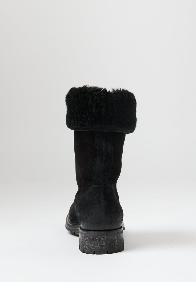 N.D.C. Verbier Sheepskin Boot in Black