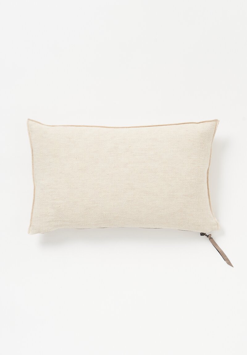 Maison de Vacances Washed Linen Crepon Pillow Fior di Latte	