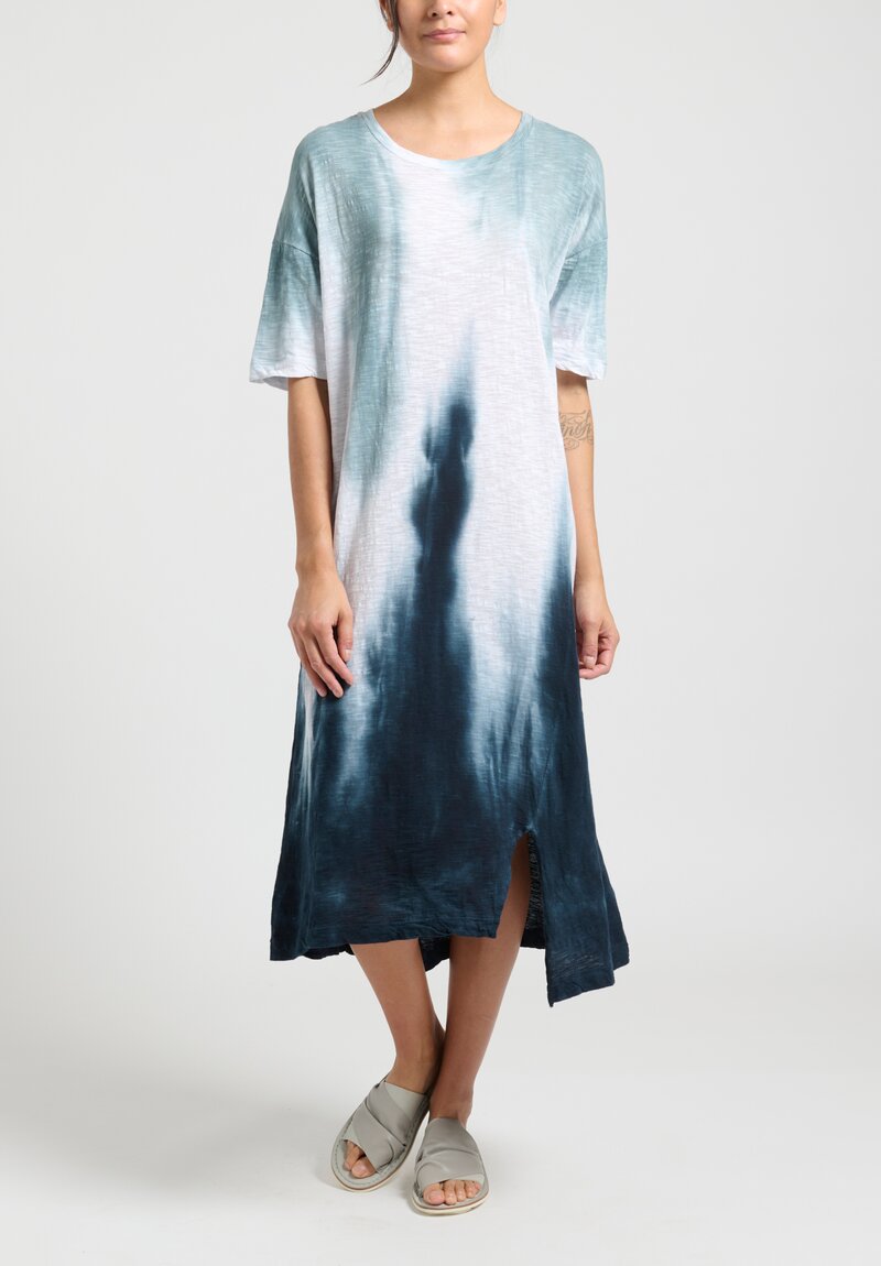 Gilda Midani Long Super Dress in Blue Flood