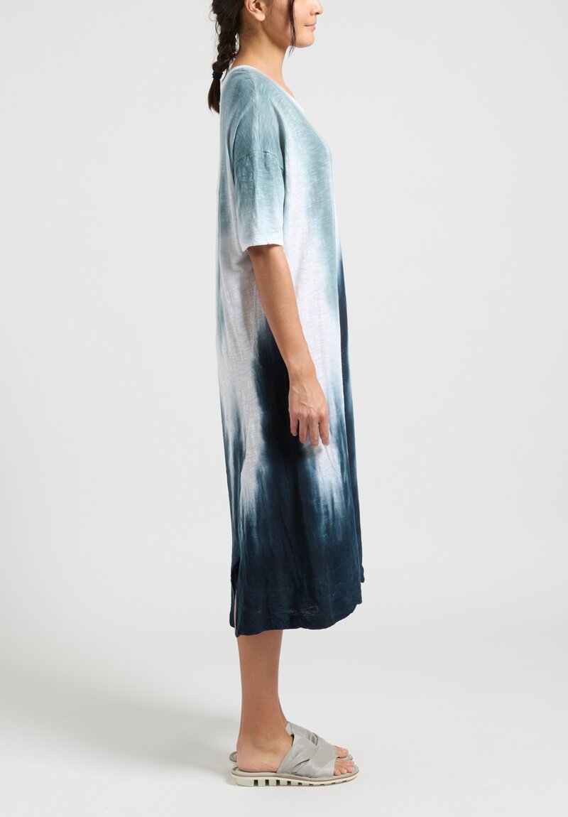 Gilda Midani Long Super Dress in Blue Flood