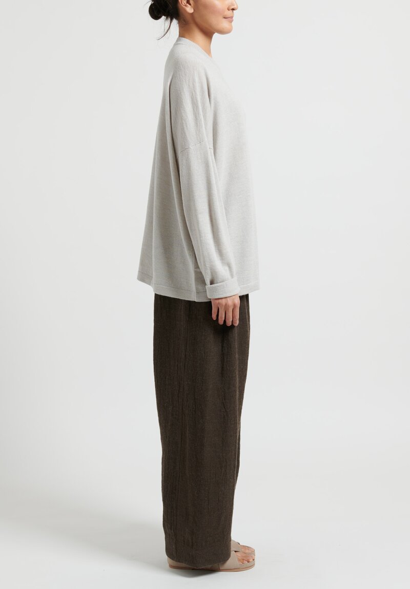 Lauren Manoogian ''Facil'' Sweater in Overcast Flax Grey	